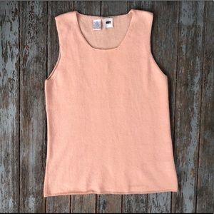 DKNY Cashmere Sleeveless Top